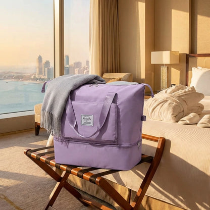 Foldable Polyester Travel Duffel Bag