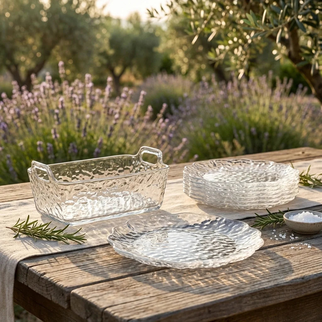 Plastic Household Flower Design Plates