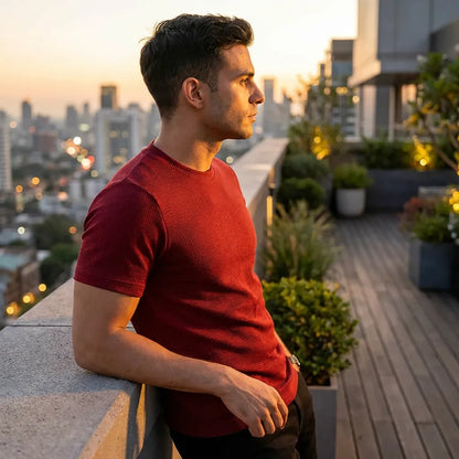 FlexFit Maroon T-Shirt