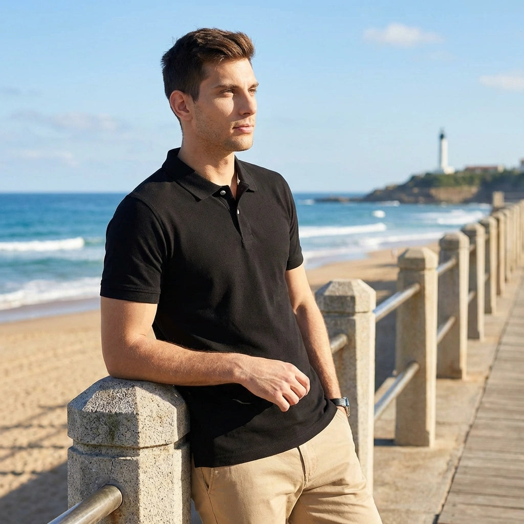 Fidato Men's Half Sleeves Polo Neck T-shirt 4PPT11 (Pack of 4)