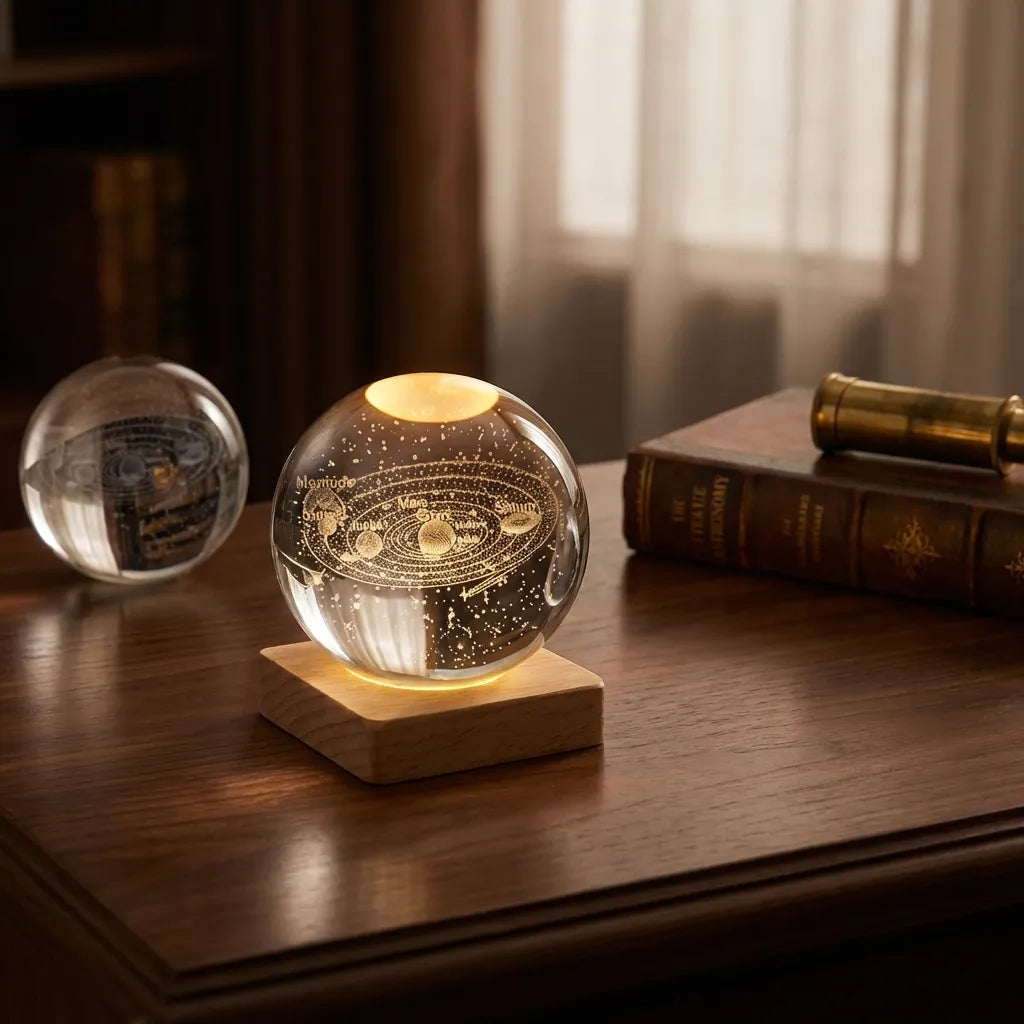 3D Crystal Lamp Ball (Assorted Design)