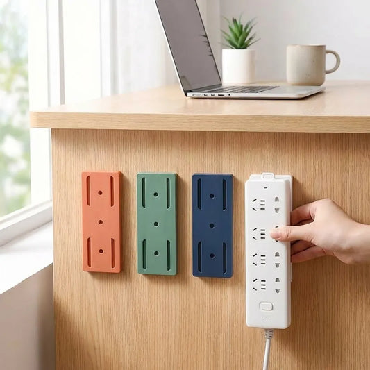 Self Adhesive Power Strip Holder (Pack of 4)