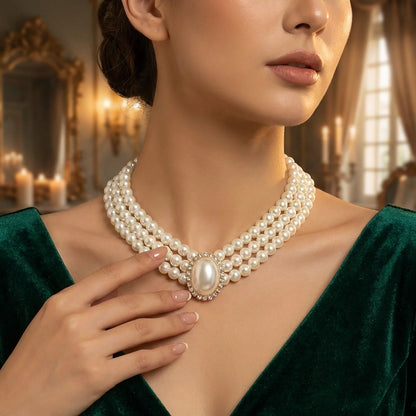 Artificial Pearl Necklace