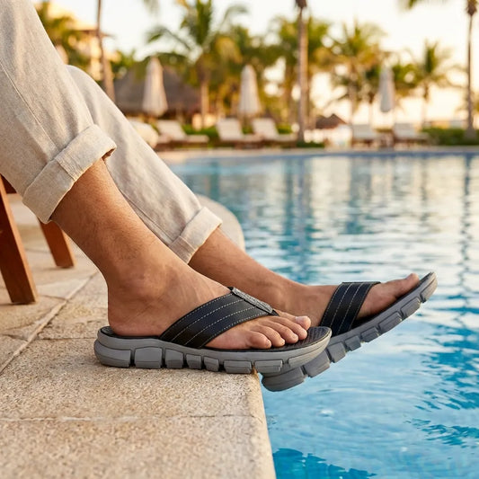 Leather Men's Everyday Slippers