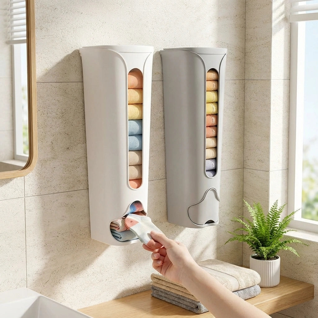 Wall-Mounted Cabinet Storage Organizer