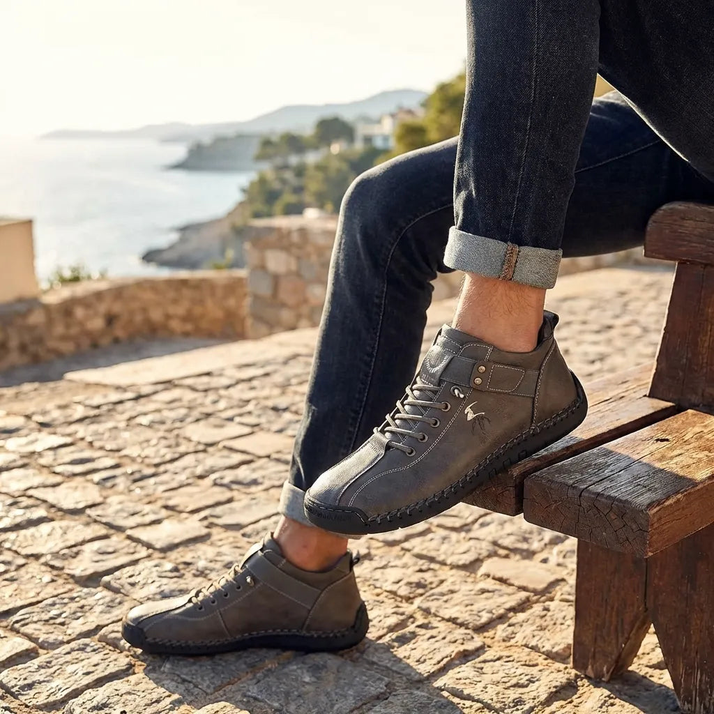 Men's Hiking Shoes High Top Shoes Thickened