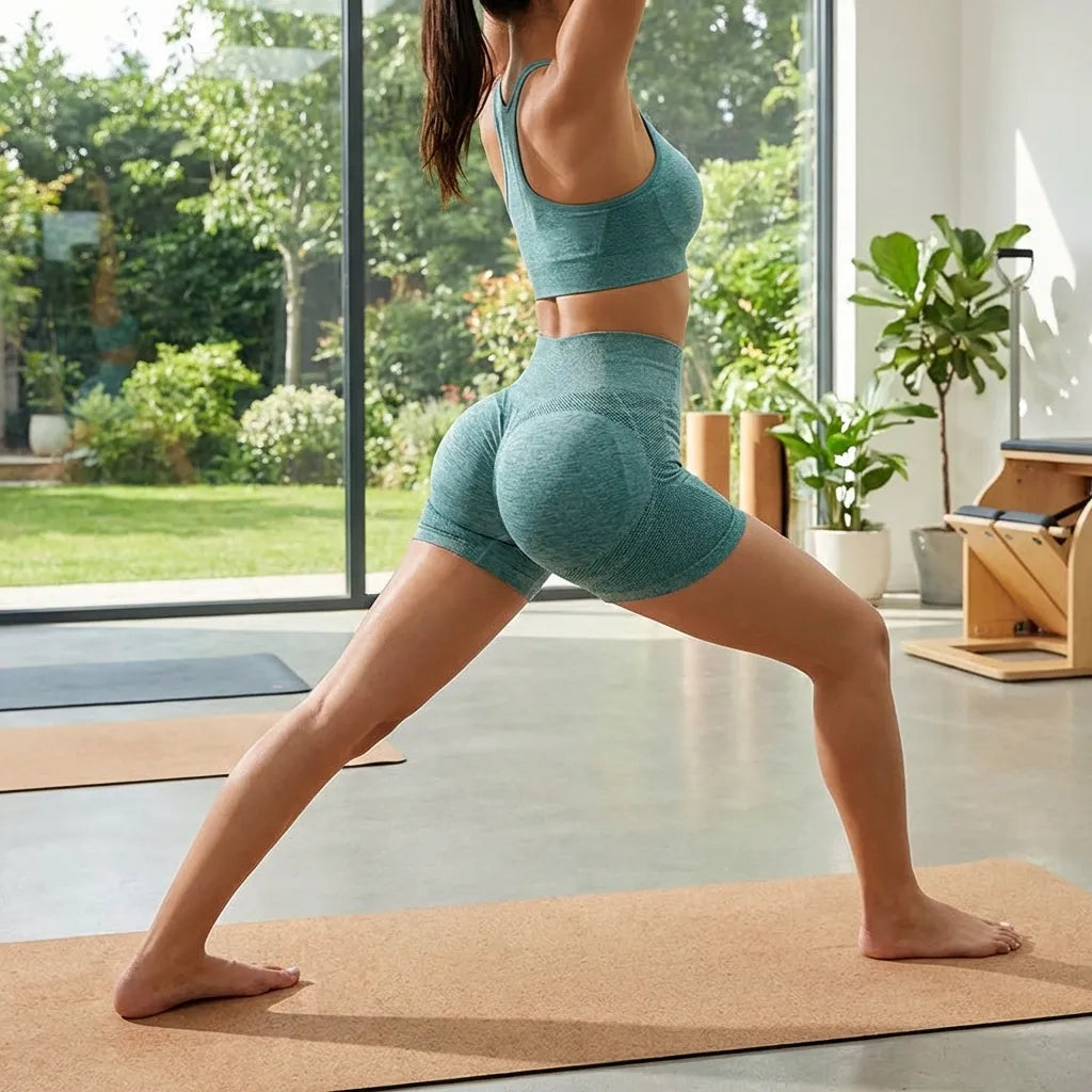 Comfy Solid Gym Shorts