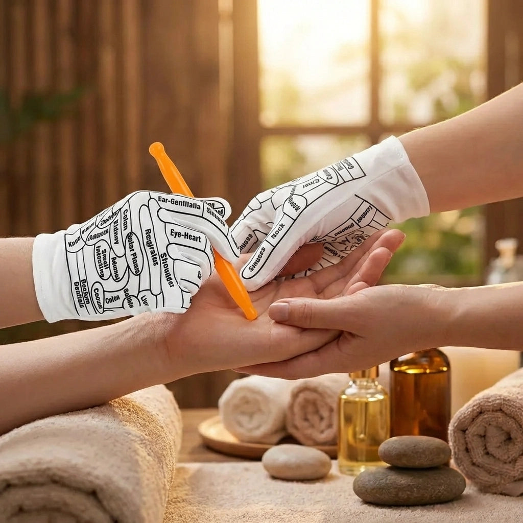 Textured Cotton Hand Gloves