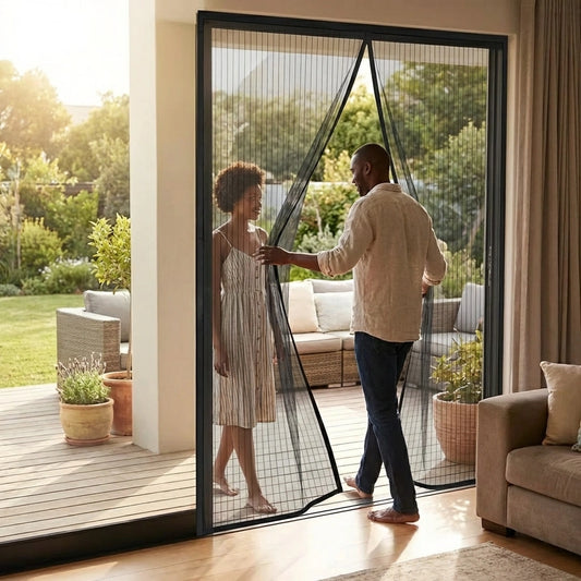 Magic Mesh Magnetic Mosquito Screen (Pack of 2)
