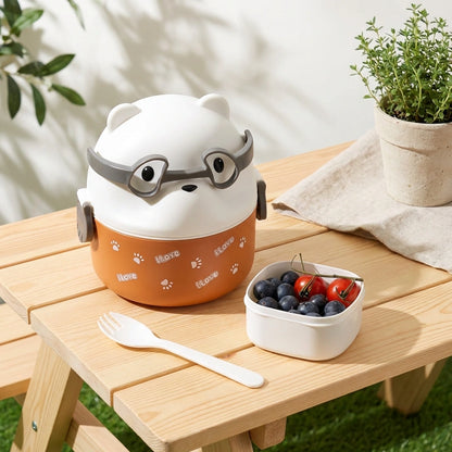 Teddy Bear Leakproof Lunchbox
