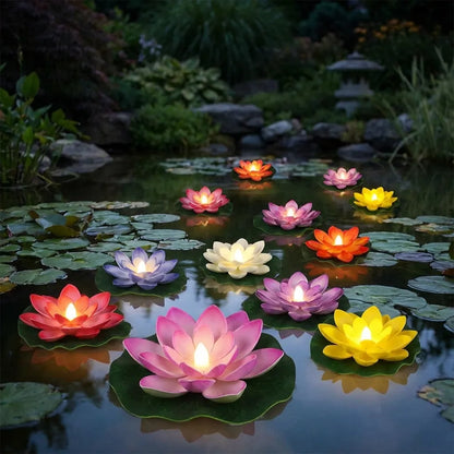 Floating Lotus LED Candles