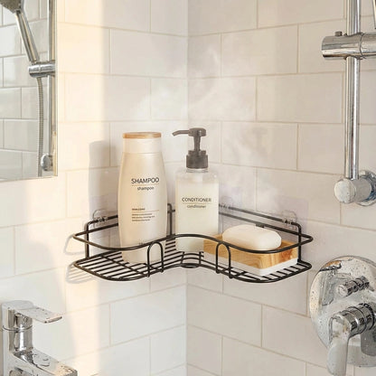 Metal Bathroom Corner Rack Storage Shelves