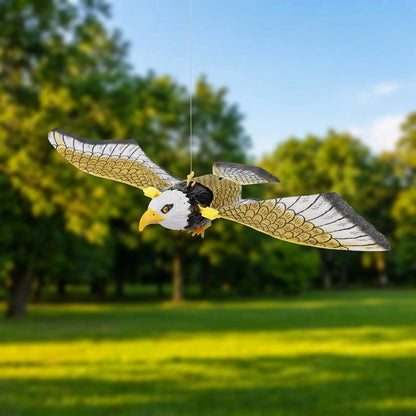 Realistic Flying Eagle Bird Toy with Spread Wings