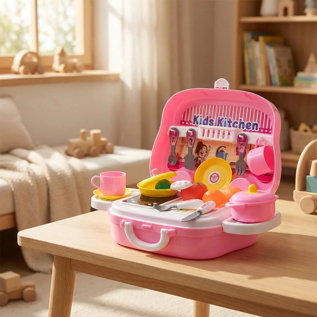 Kids Kitchen Pretend Play Set