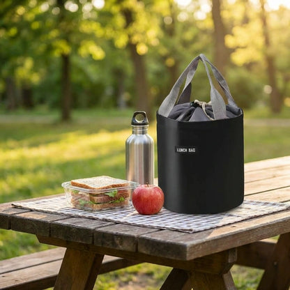 Cylindrical Insulated Lunch Bag