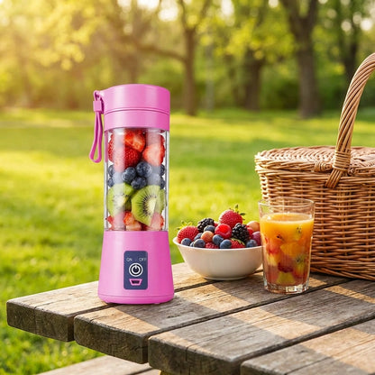 USB rechargeable mini juicer blender