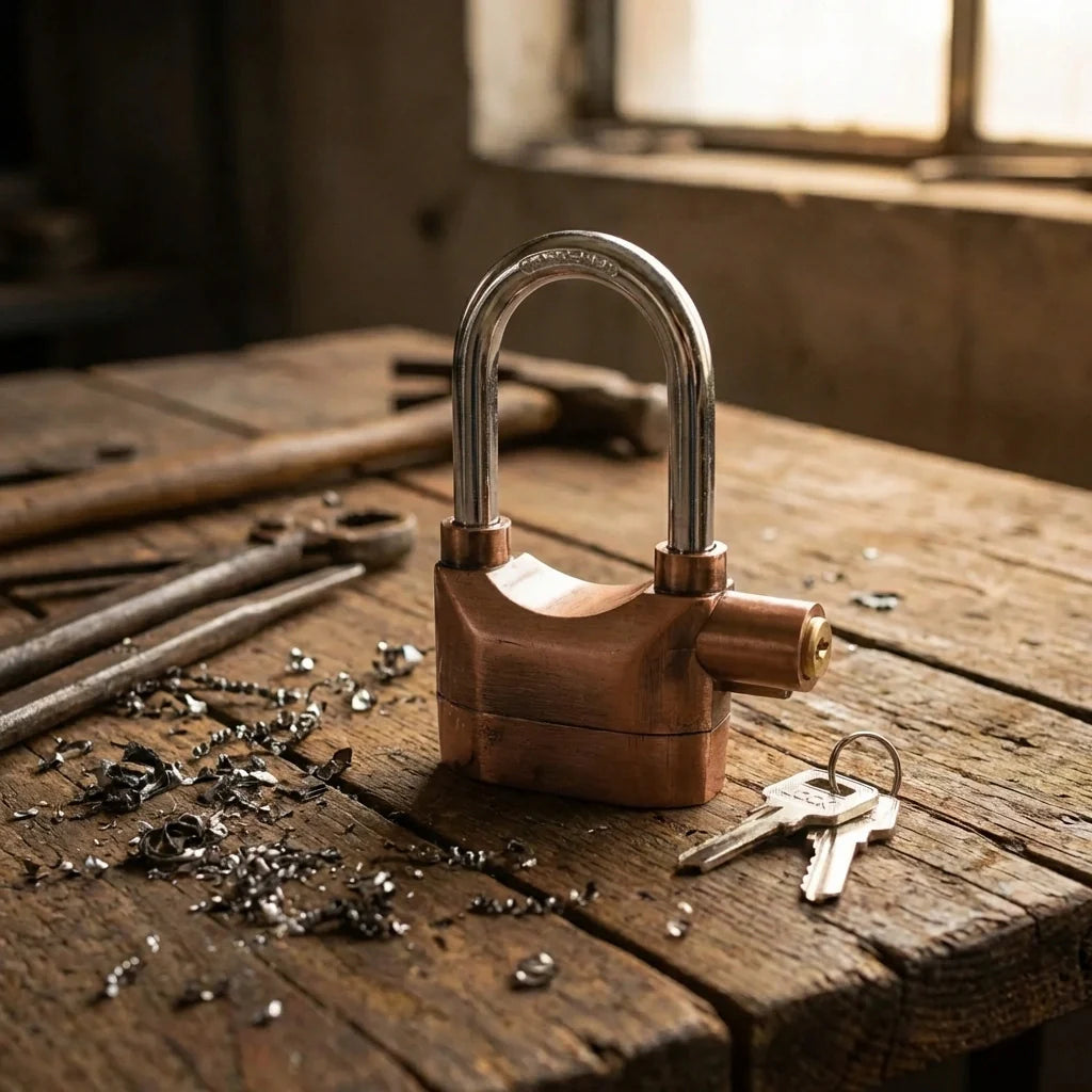 Security Padlock with Alarm