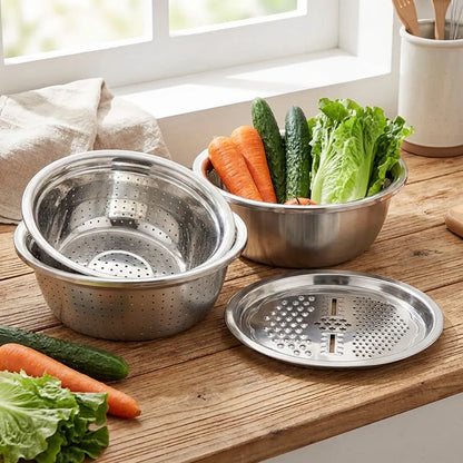 3-in-1 Grater & Colander