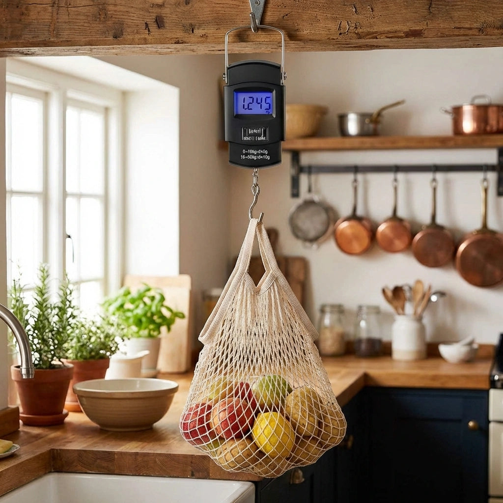 50 Kg Digital LCD Display Weighing Scale (Black)