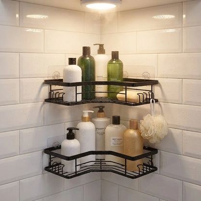 Self-Adhesive Corner Shelf Organizer