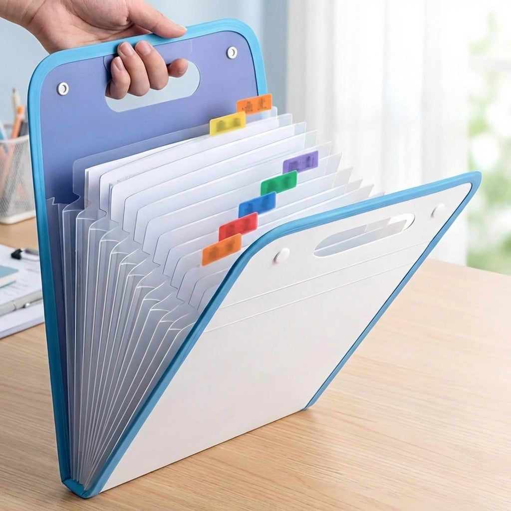Expandable Document Organizer Folder