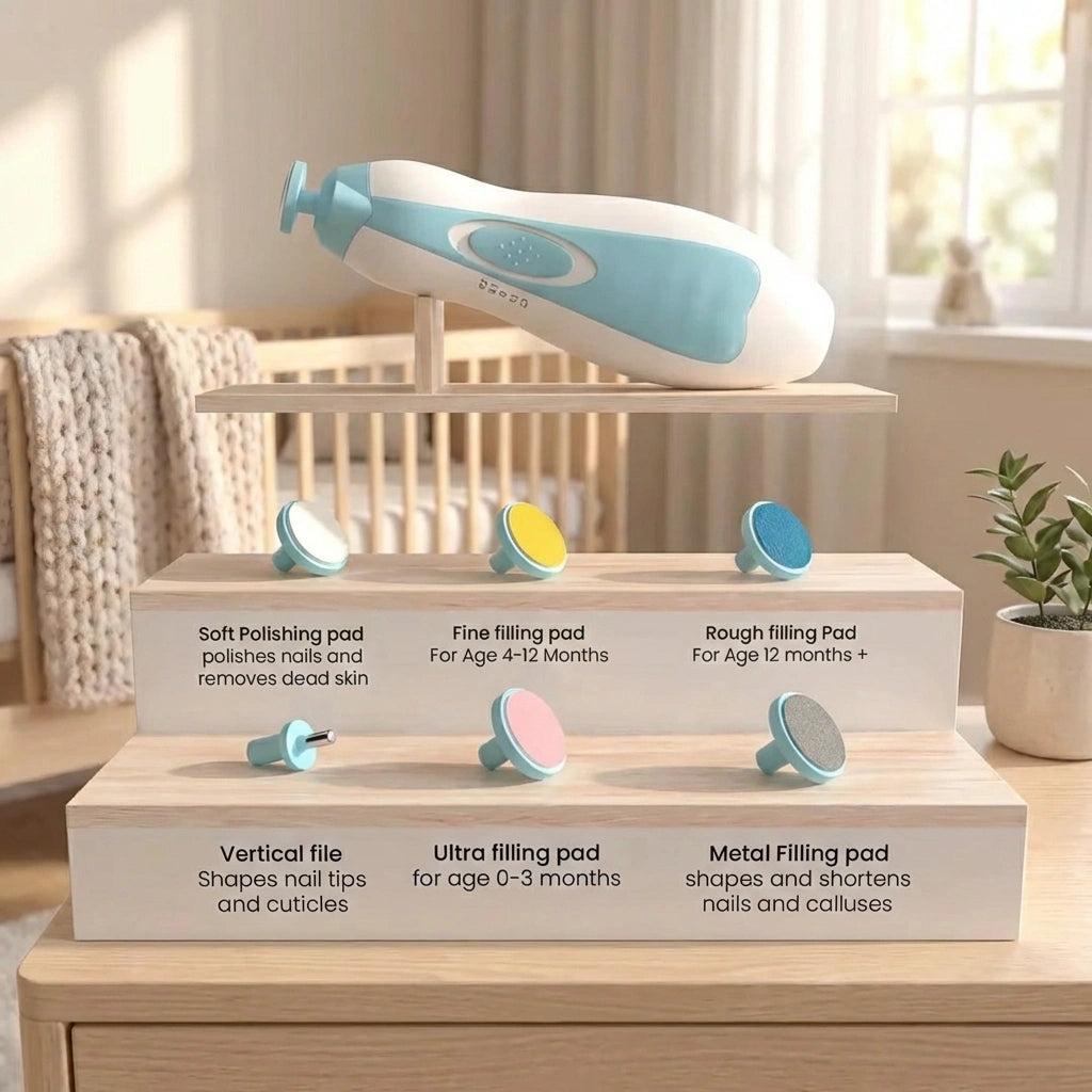 Electric Nail Trimmer Set For Baby