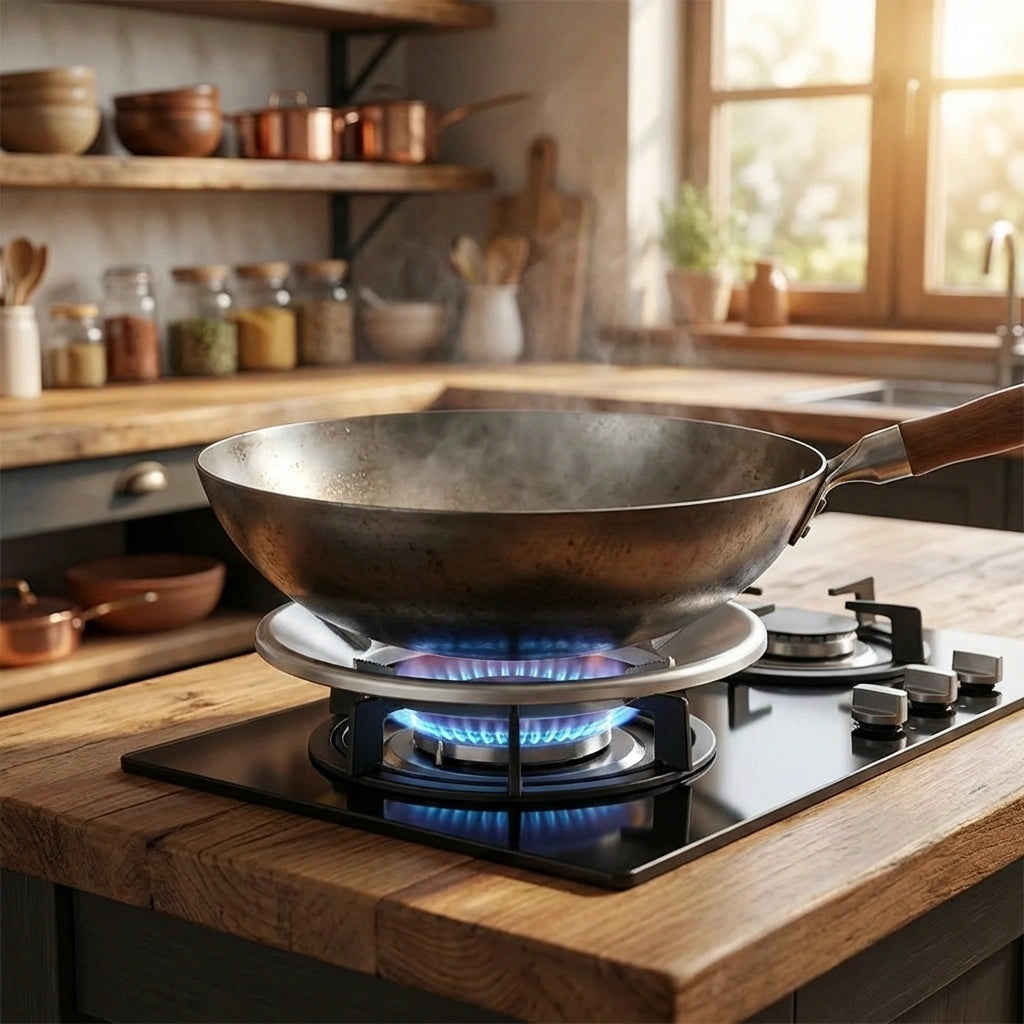 Gas Stove Fire & Windproof Saving Stand