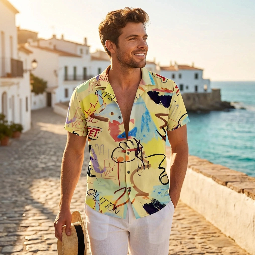 Printed Rayon Casual Shirt
