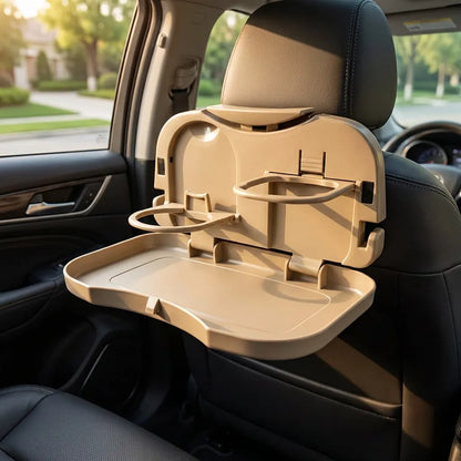 Car Travel Foldable Dining Food Tray