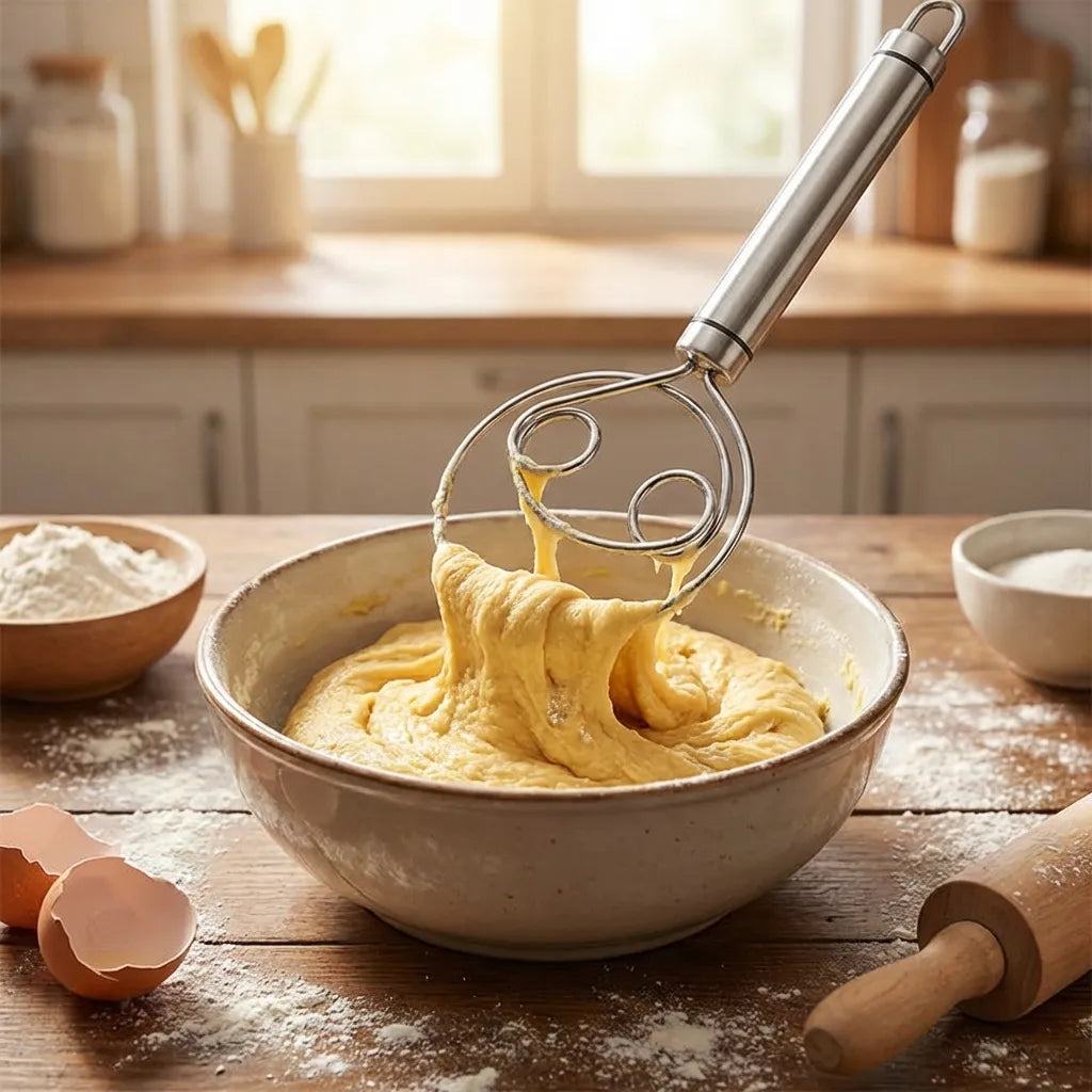 Professional Danish Dough Whisk