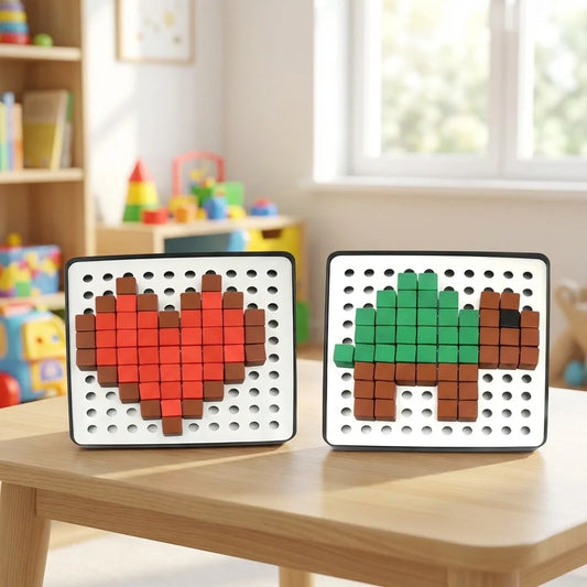 Educational Pixel Cubes Toy