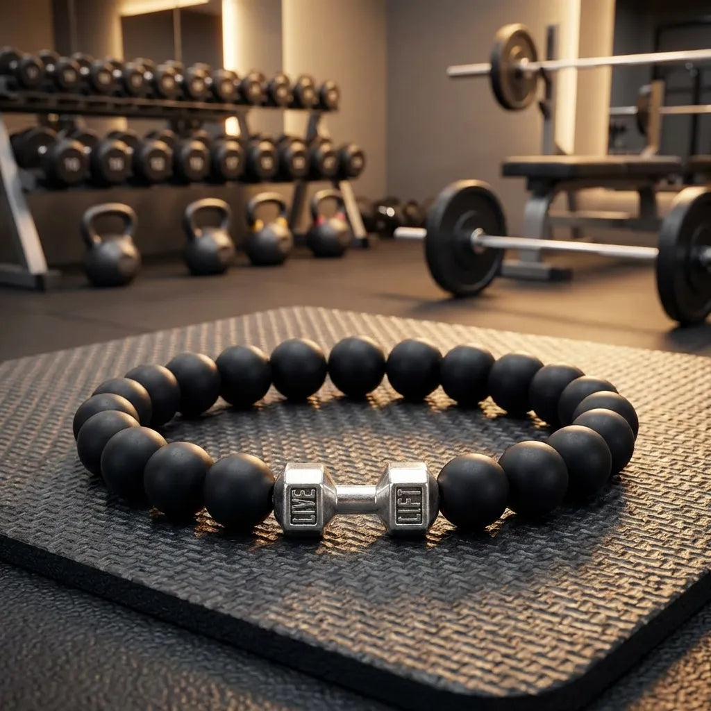 Black Matte Agate Onyx Beads Bracelet Pack of 2
