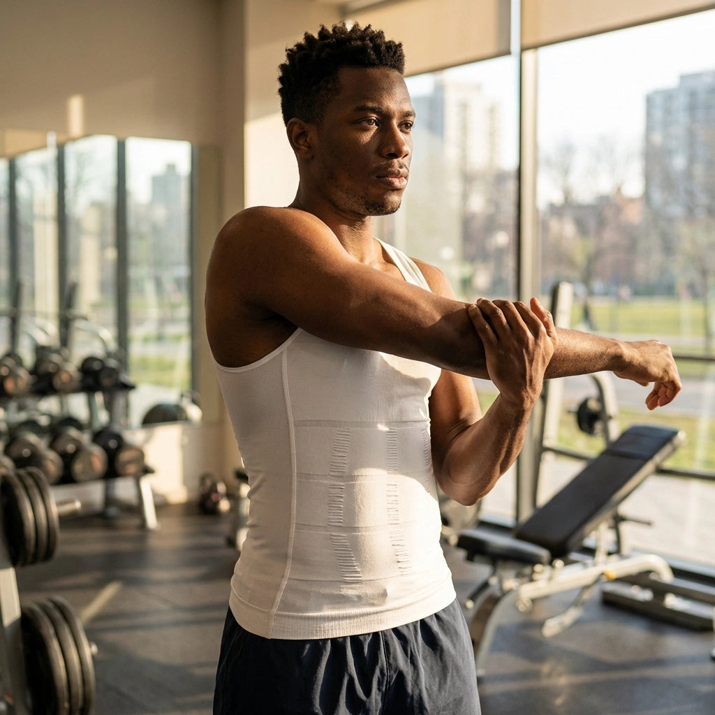 Men’s Compression Vest – Stretchable Nylon & Spandex
