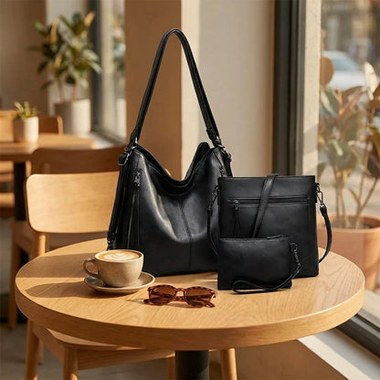 3-Pcs Handbags Set for Women