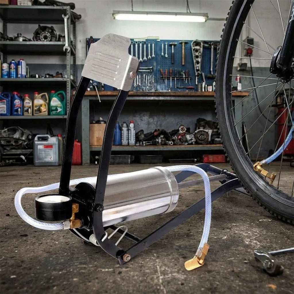 Heavy-Duty Air Foot Pump for Vehicles