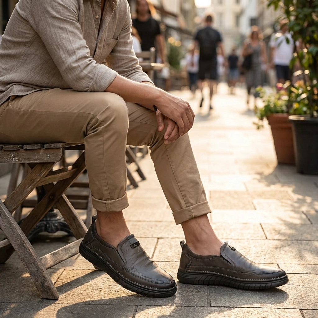 Polished Slip-On Walkers