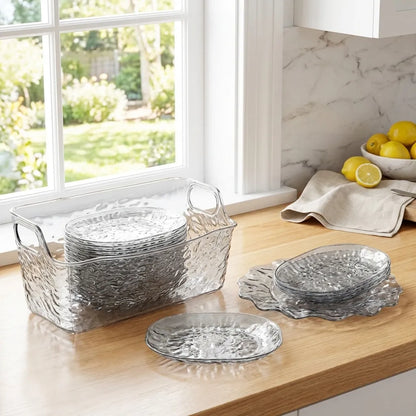 Plastic Household Plates Dinner Plates