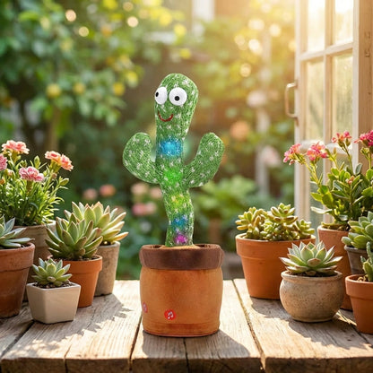 LED Musical Dancing & Mimicry Baby Cactus Toy
