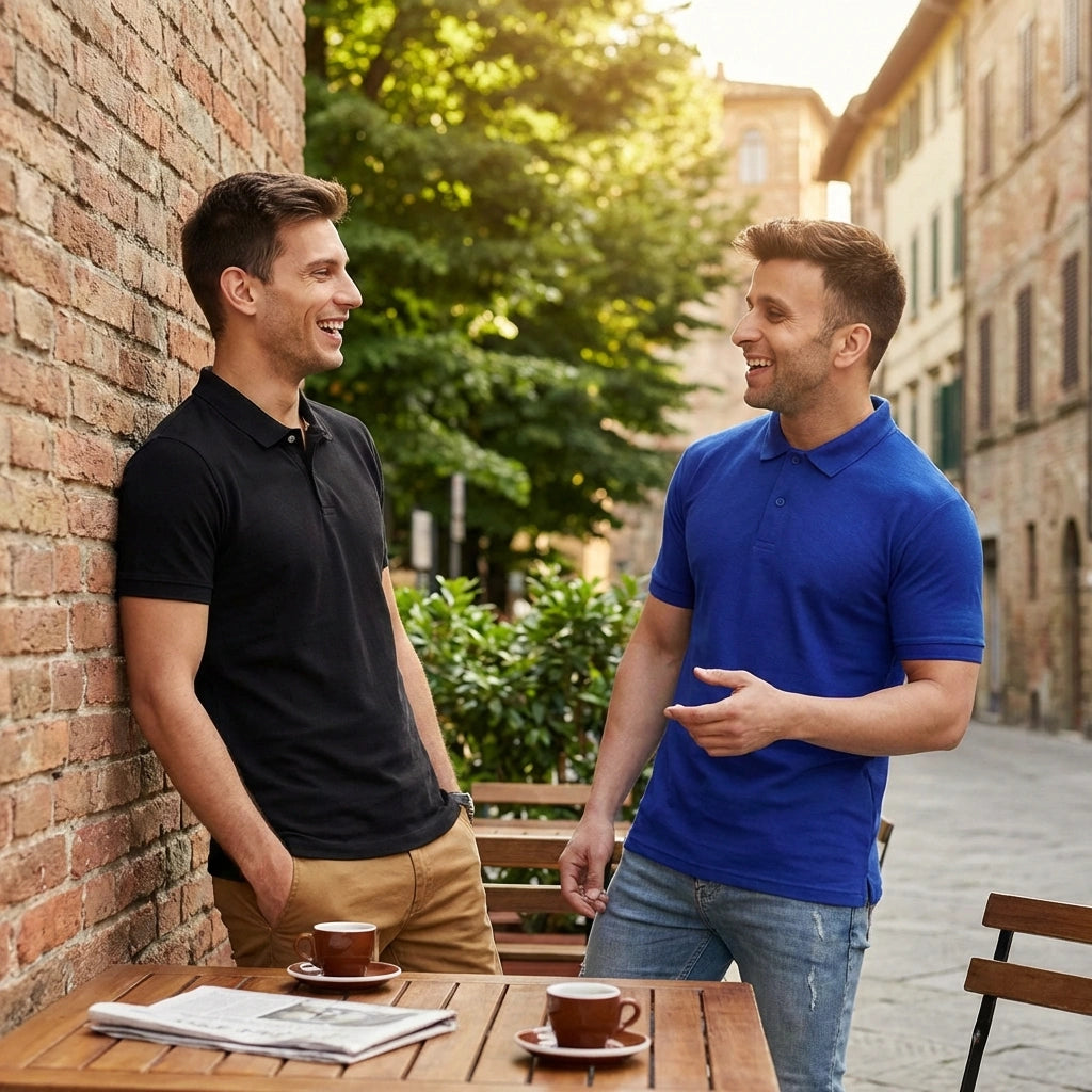 Fidato Men's Half Sleeves Polo Neck T-shirt 4PPT11 (Pack of 4)
