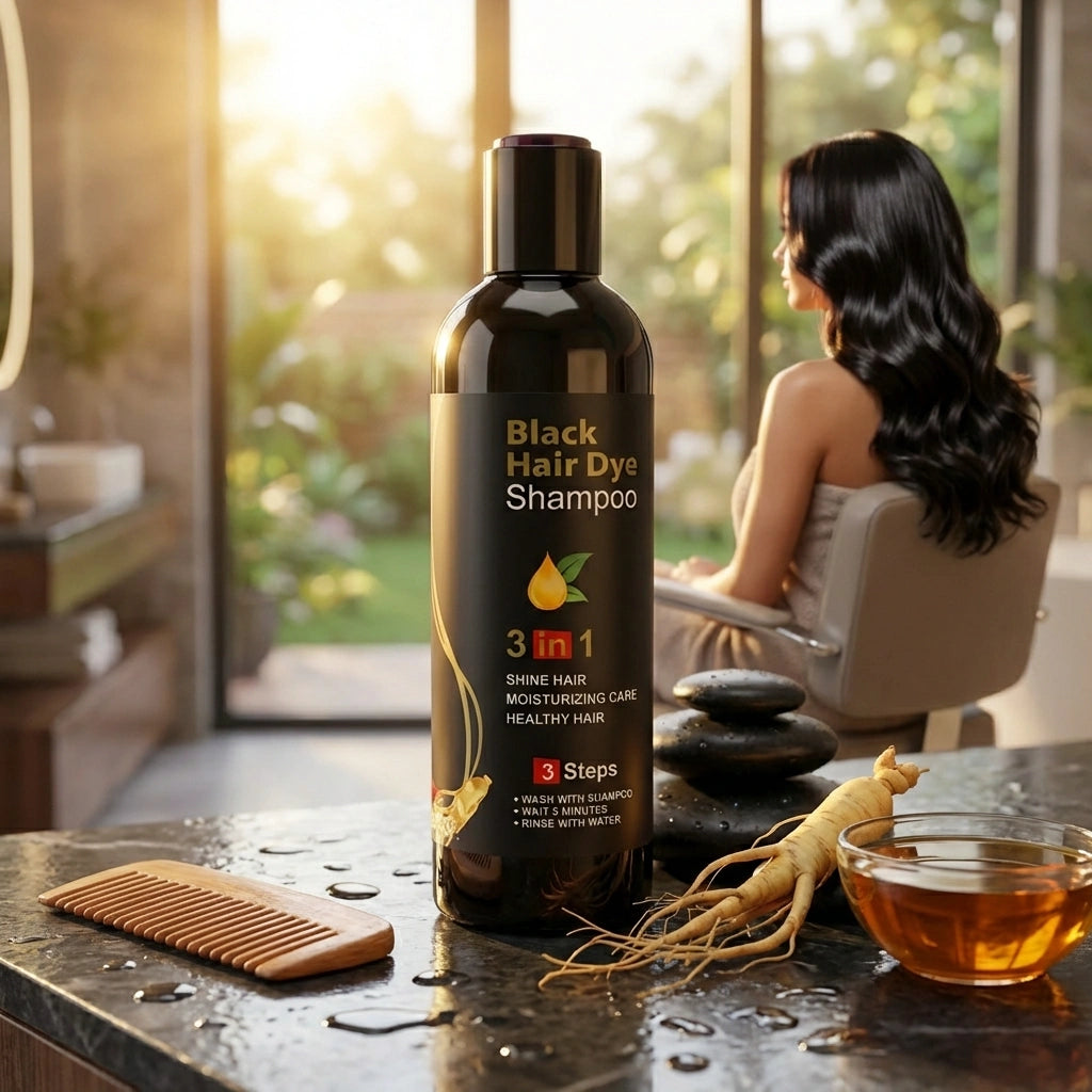 BLOSDREAM Black Hair Shampoo 3 in 1-100ml (Pack of 2)