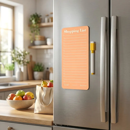 Grocery Shopping List Fridge Magnet