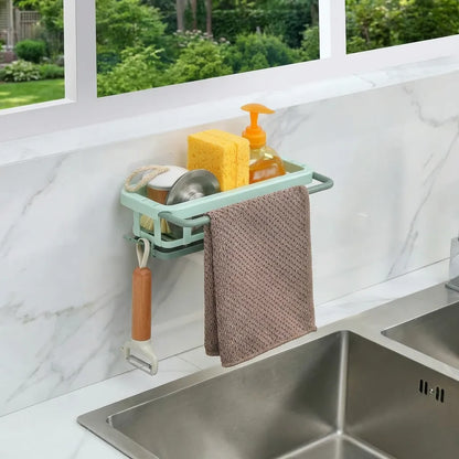 Retractable Sponge Storage Hanging Rack