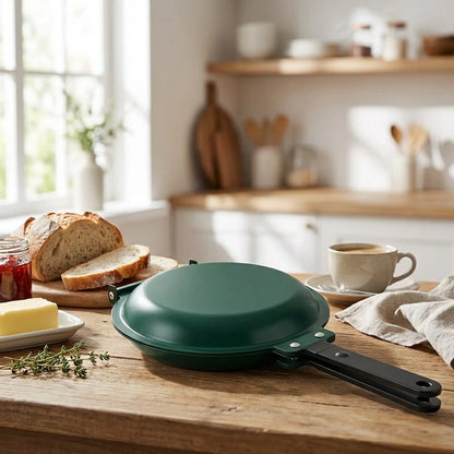 Foldable Double-Sided Nonstick Pan