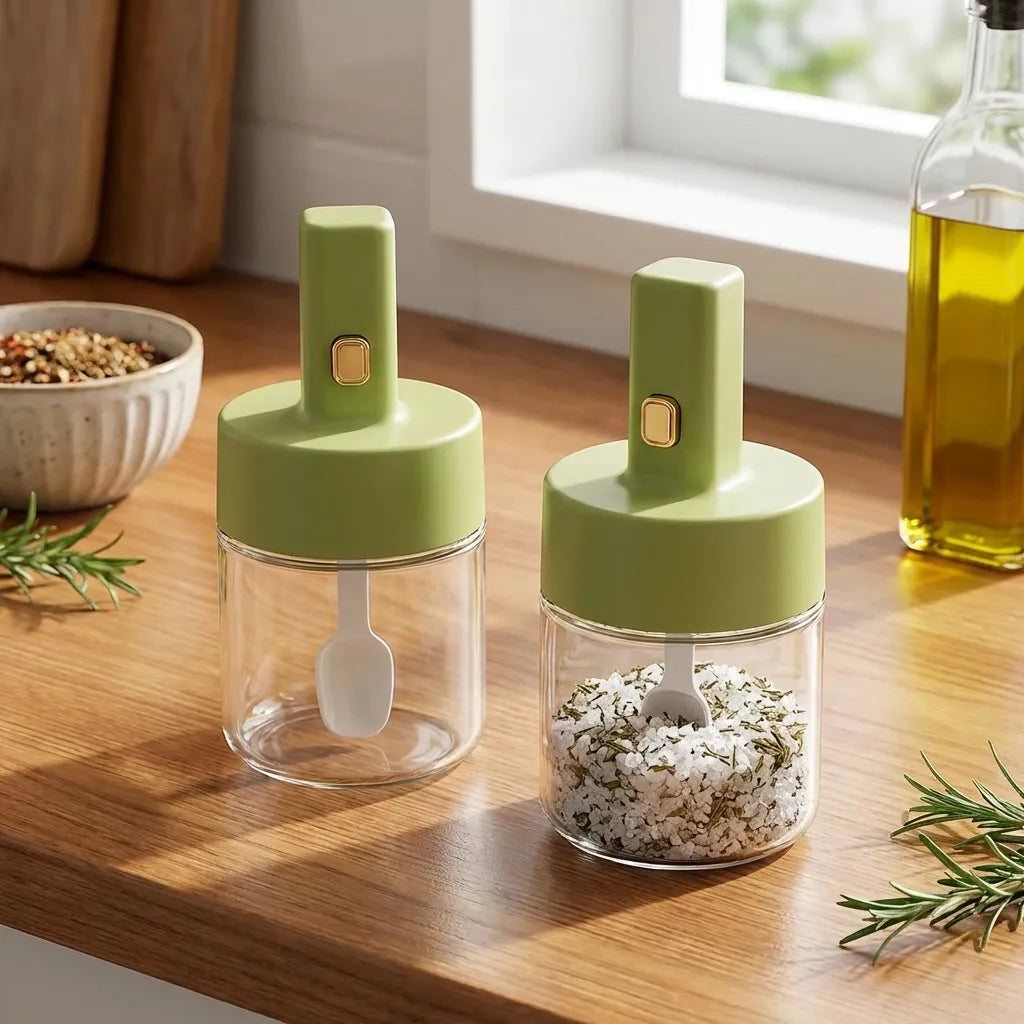 Luxury Glass Telescopic Seasoning Tank