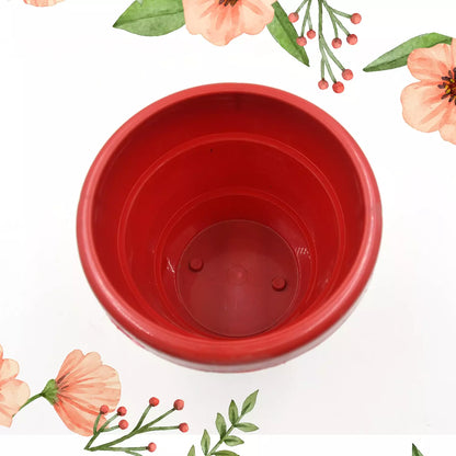 13cm Heavy-Duty Plastic Plant Pot - Garden & Outdoors
