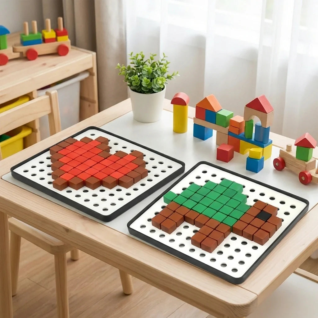 Educational Pixel Cubes Toy