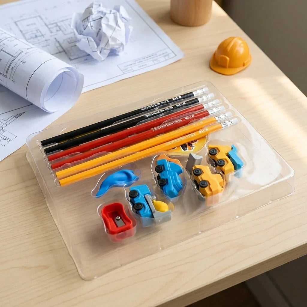 Construction Truck Stationery Set
