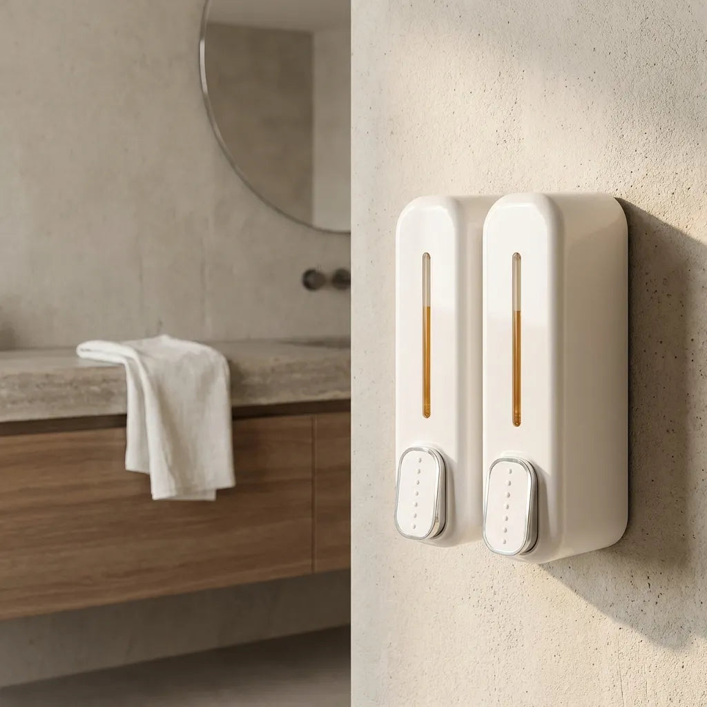 Press Wall-Mounted Dispenser Soap Manual (Pack of 2)