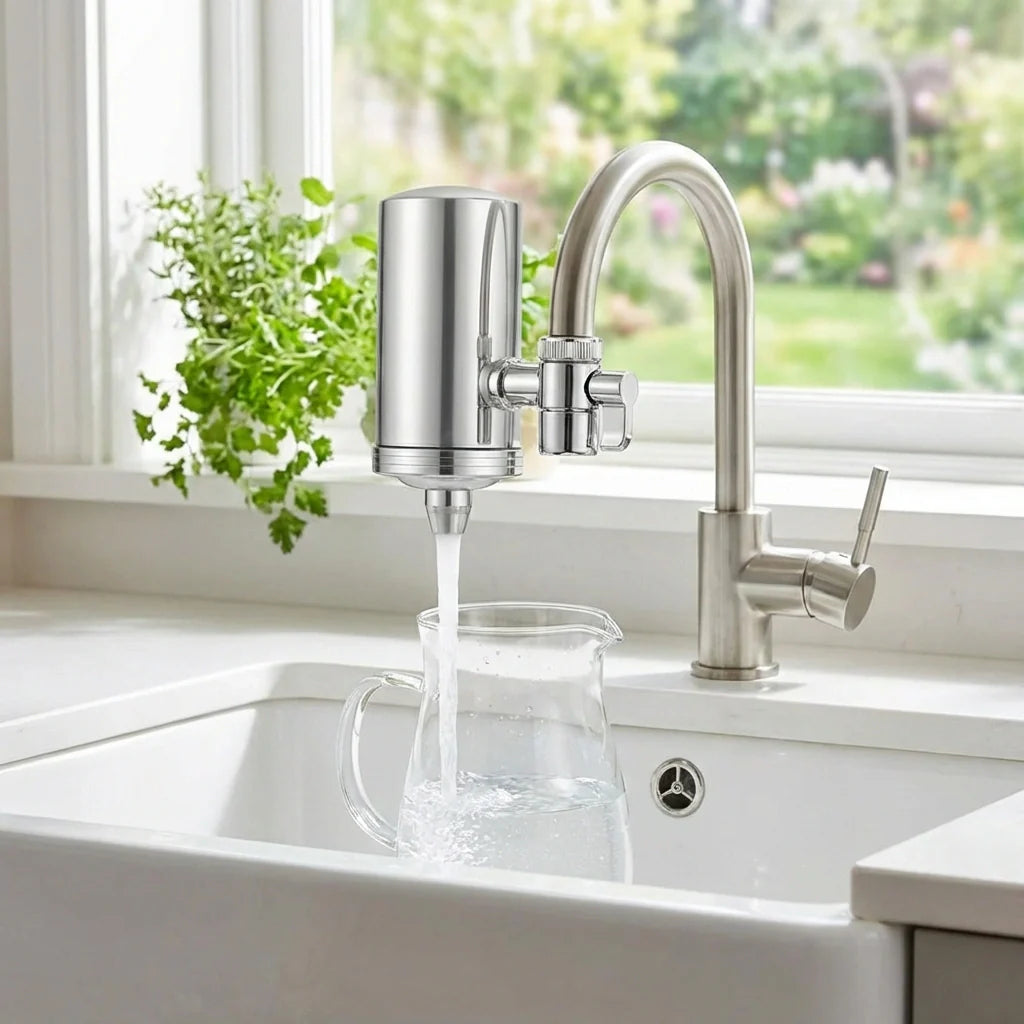 Stainless Steel Faucet Water Filter