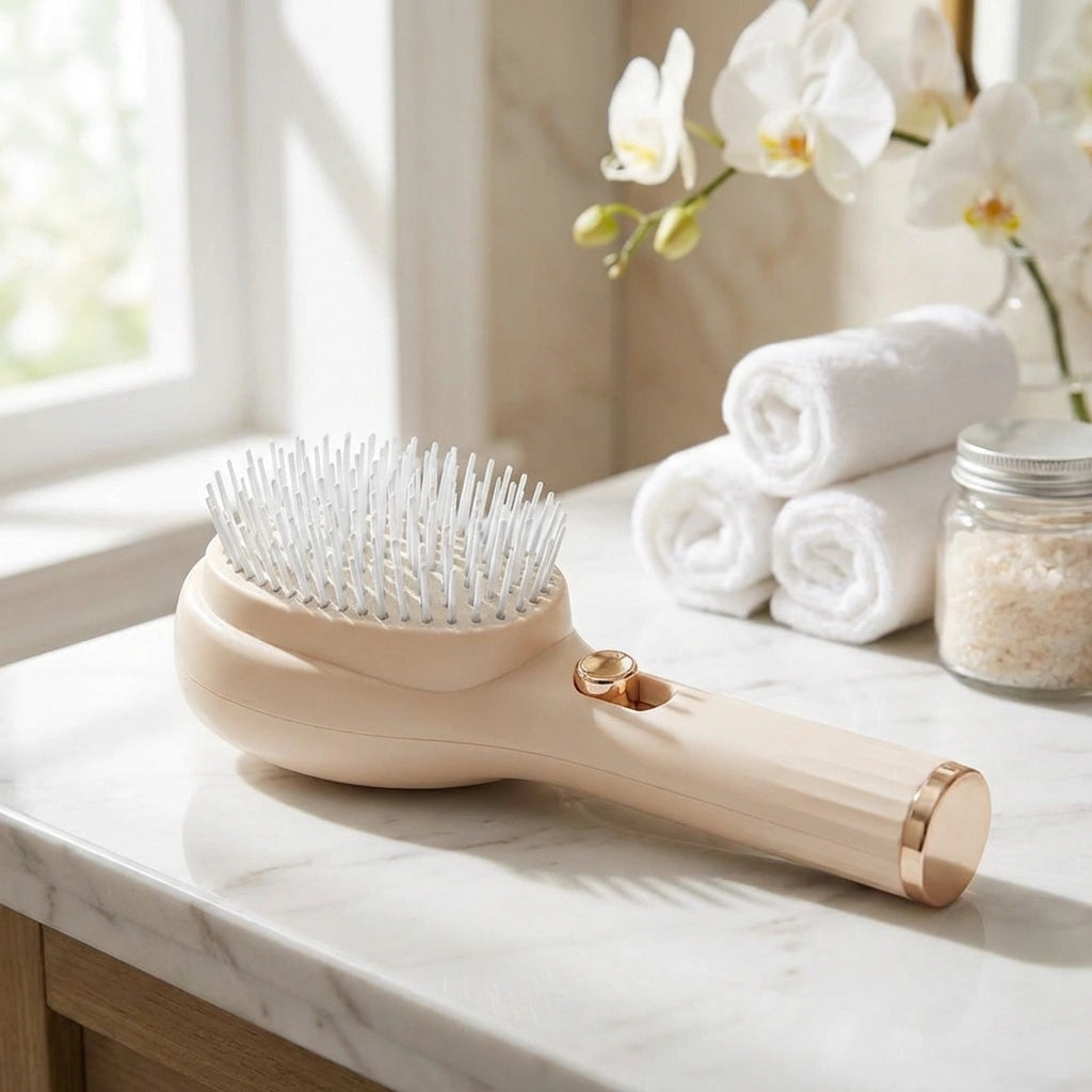 Scalp Massage Comb – Retractable Bristles